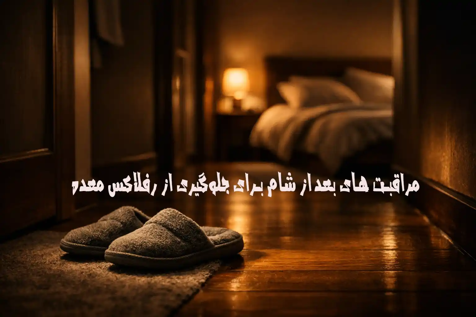 روتین بعد از شام برای کاهش رفلاکس شبانه